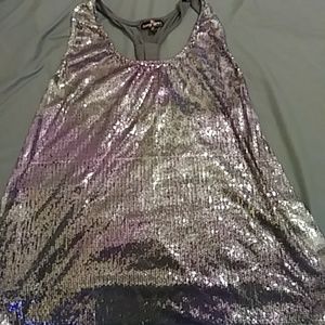 Almost famous flashy dress top